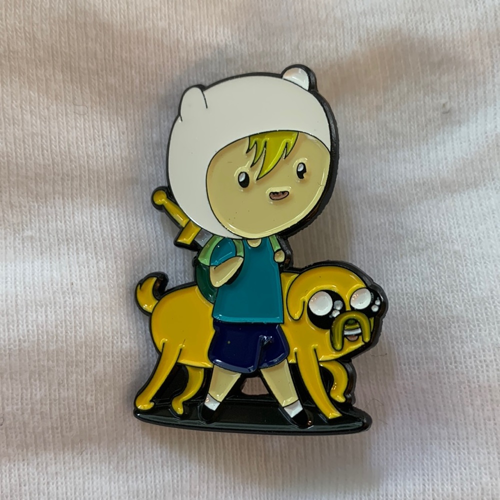 Finn & Jake Enamel Pin